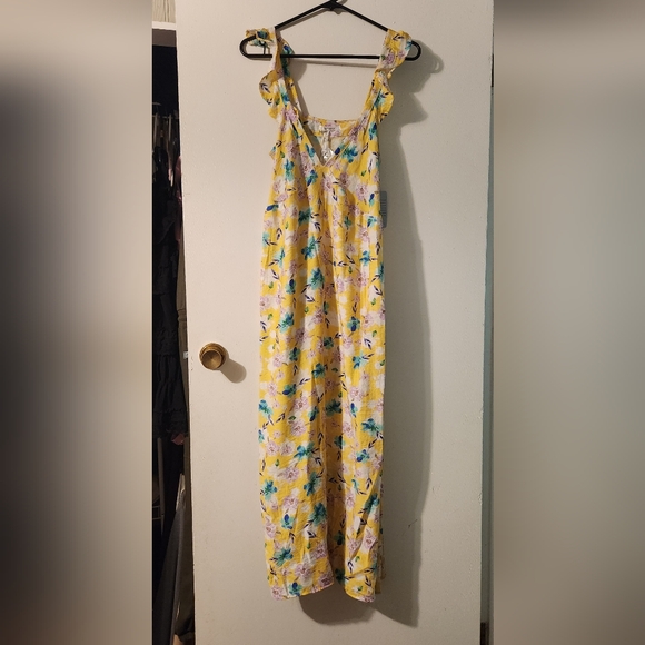 StitchDrop Dresses & Skirts - Nordstrom Yellow‎ Floral Maxi Dress